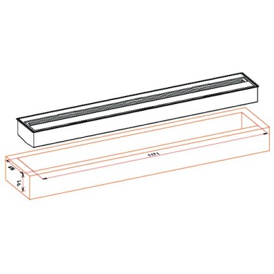 Brûleur bio éthanol Taille XXL