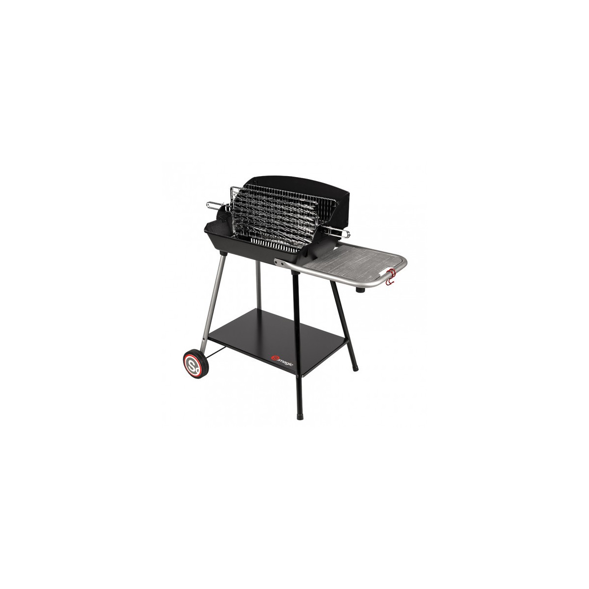 Exel Duo Grill - Barbecue Charbon Fonte Vertical