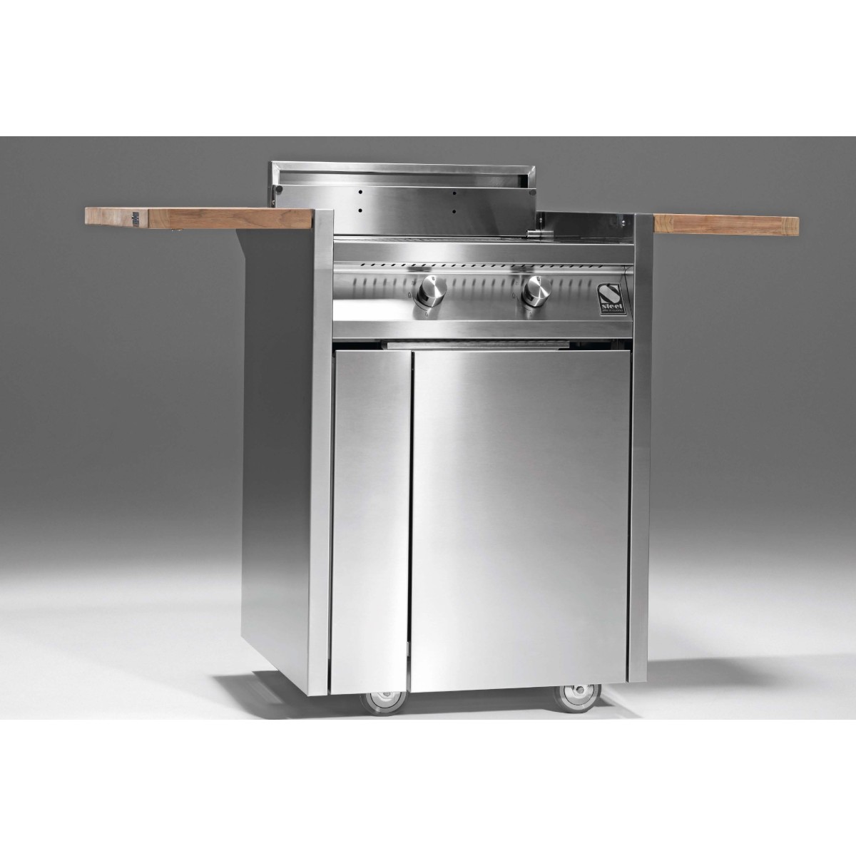Barbecue gaz Steel Green 2 Barbecue gaz Steel Green 2