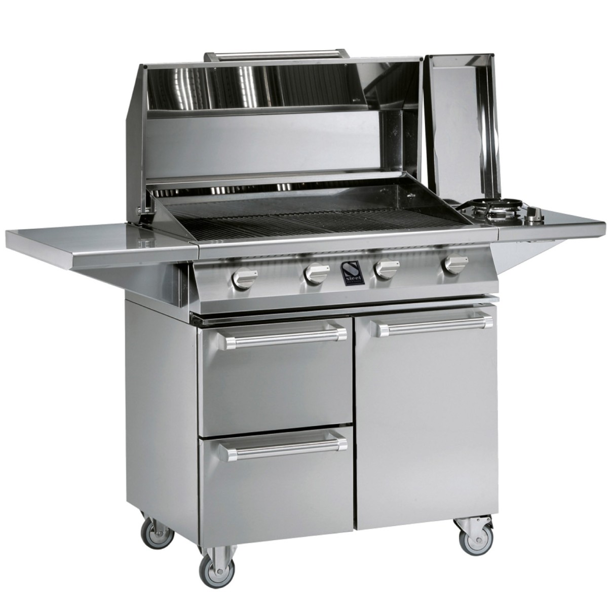 Barbecue gaz Steel Caddie 4 Barbecue gaz Steel Caddie 4