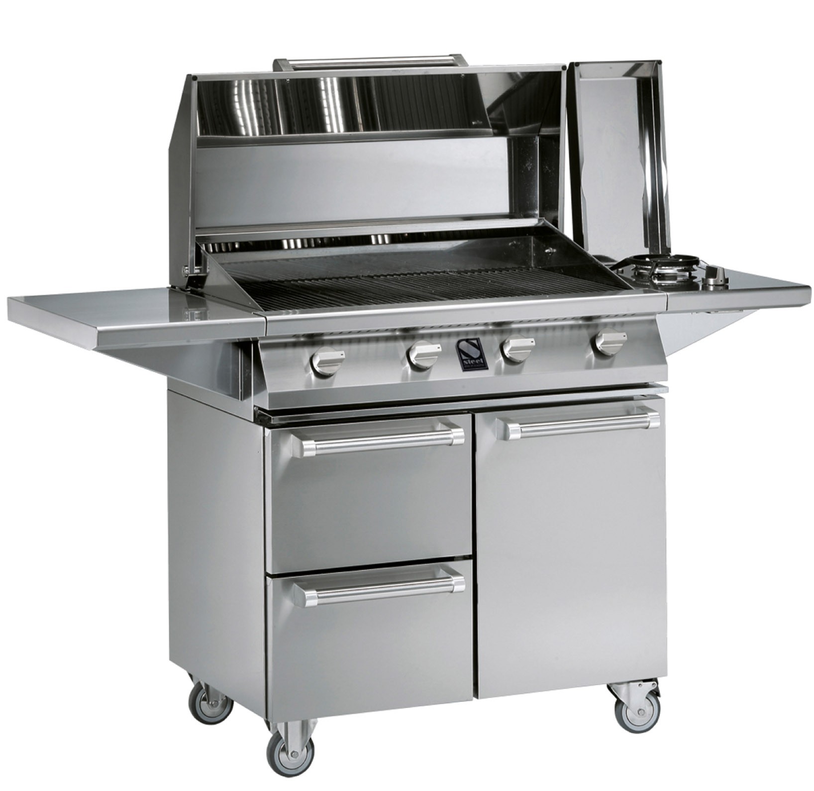 Barbecue gaz Steel Caddie 4 Barbecue gaz Steel Caddie 4
