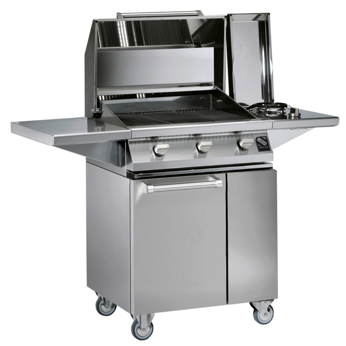 Barbecue gaz Steel Caddie 3 Barbecue gaz Steel Caddie 3